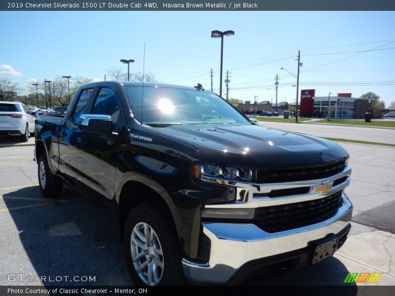 Havana Brown Metallic / Jet Black 2019 Chevrolet Silverado 1500 LT Double Cab 4WD