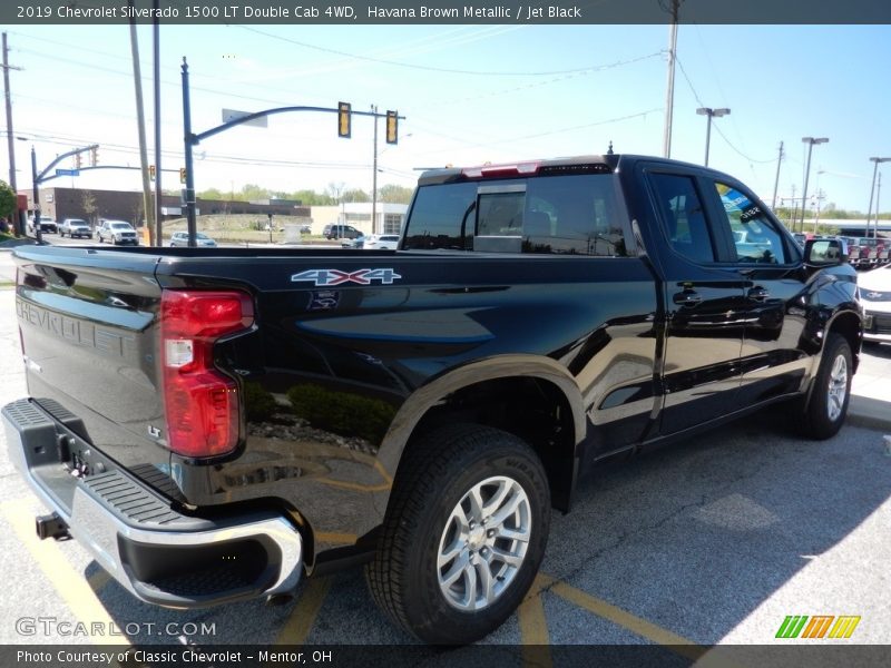 Havana Brown Metallic / Jet Black 2019 Chevrolet Silverado 1500 LT Double Cab 4WD