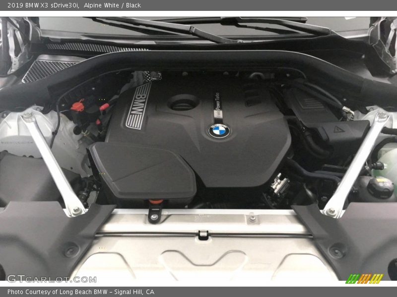 Alpine White / Black 2019 BMW X3 sDrive30i