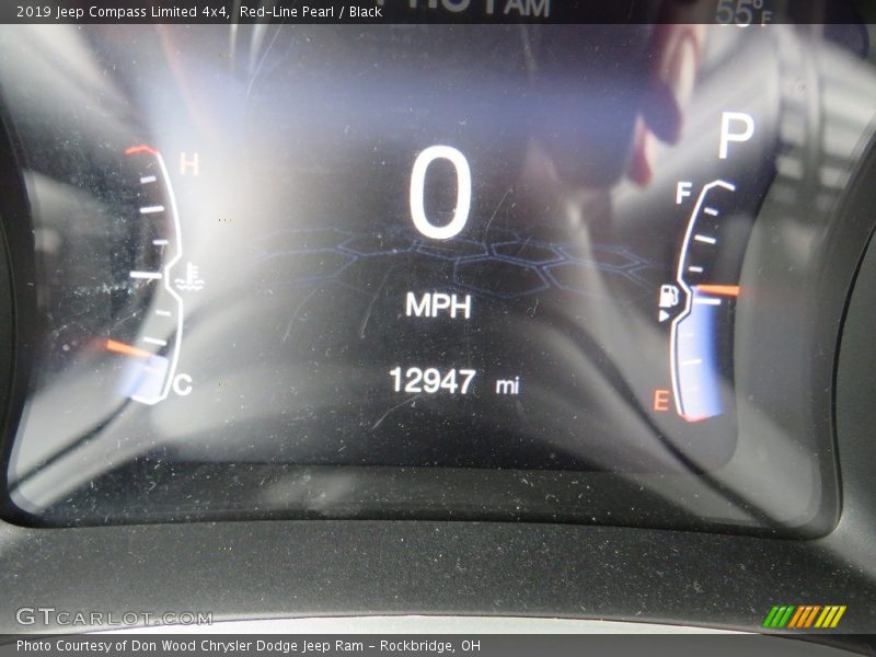 Red-Line Pearl / Black 2019 Jeep Compass Limited 4x4