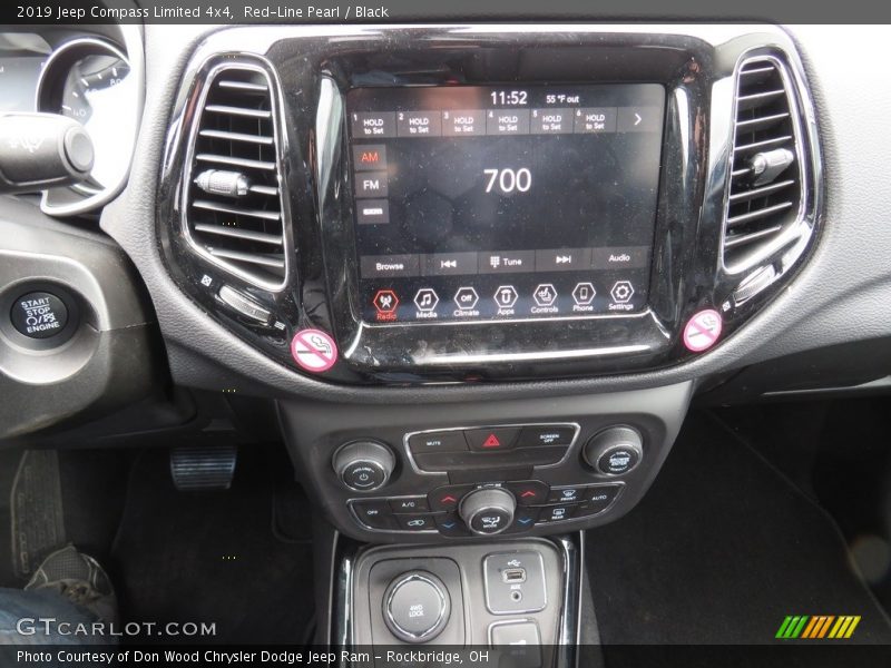 Red-Line Pearl / Black 2019 Jeep Compass Limited 4x4