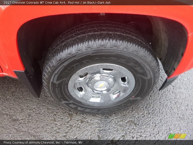 Red Hot / Jet Black/­Dark Ash 2017 Chevrolet Colorado WT Crew Cab 4x4