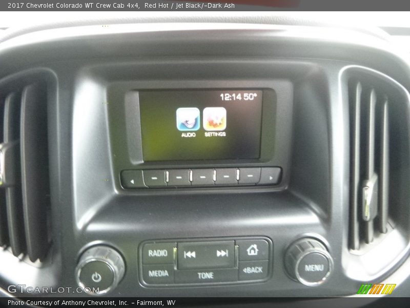 Red Hot / Jet Black/­Dark Ash 2017 Chevrolet Colorado WT Crew Cab 4x4