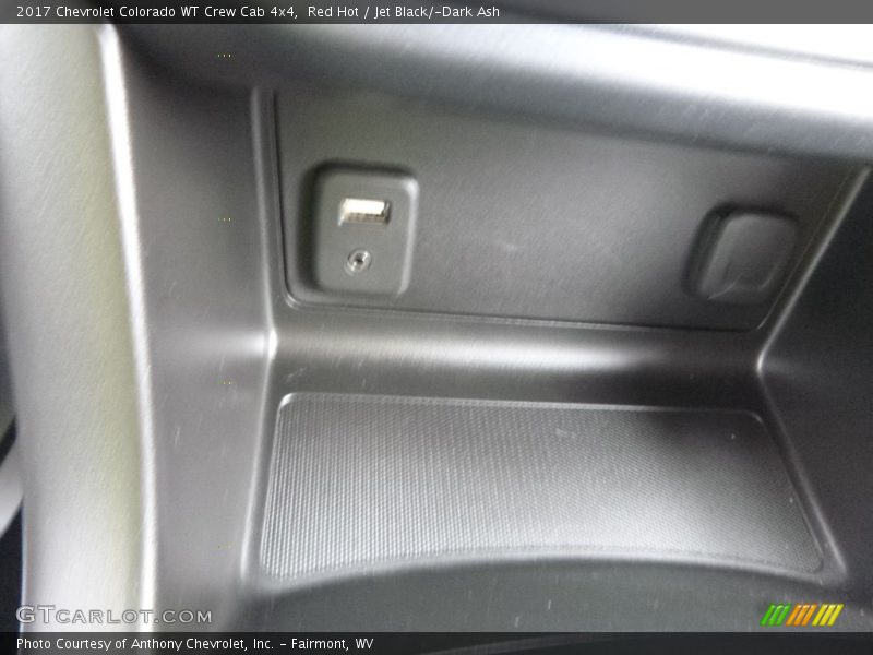 Red Hot / Jet Black/­Dark Ash 2017 Chevrolet Colorado WT Crew Cab 4x4