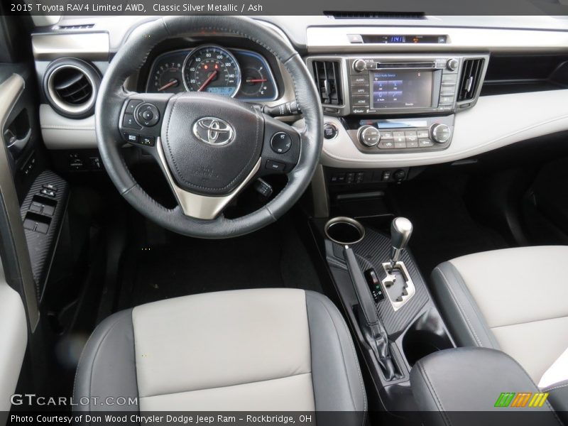 Classic Silver Metallic / Ash 2015 Toyota RAV4 Limited AWD