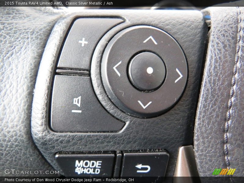 Classic Silver Metallic / Ash 2015 Toyota RAV4 Limited AWD