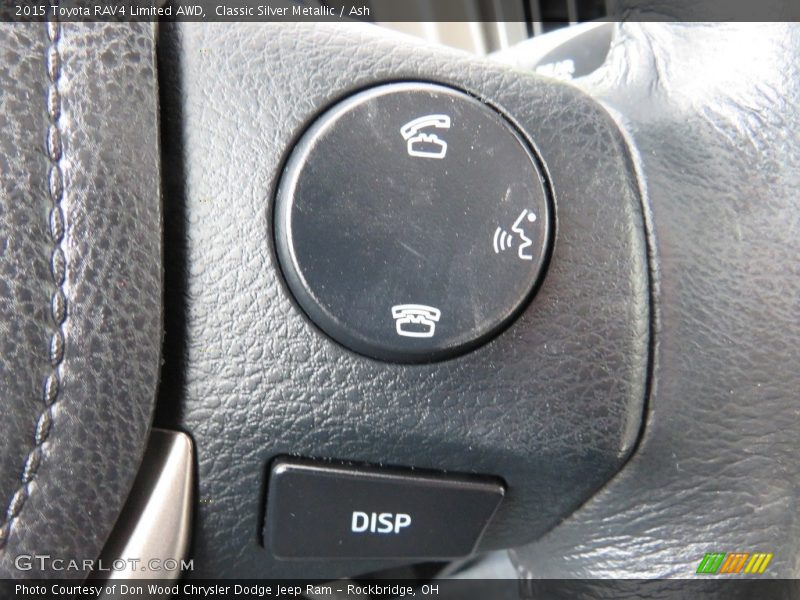 Classic Silver Metallic / Ash 2015 Toyota RAV4 Limited AWD
