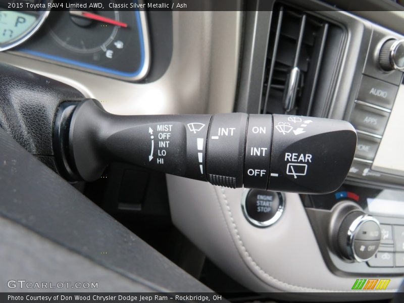 Classic Silver Metallic / Ash 2015 Toyota RAV4 Limited AWD