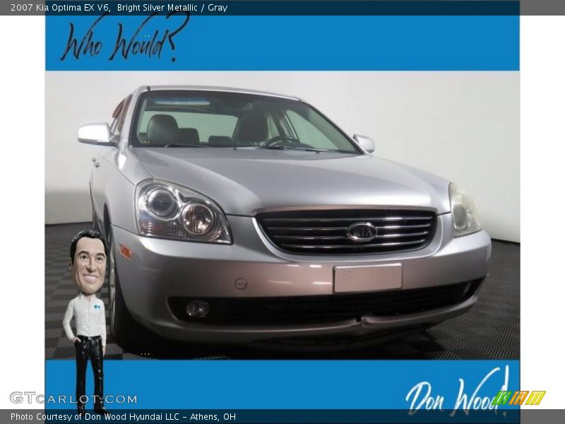 Bright Silver Metallic / Gray 2007 Kia Optima EX V6