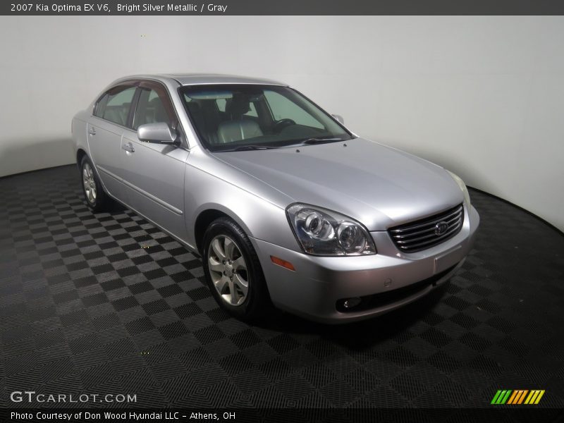 Bright Silver Metallic / Gray 2007 Kia Optima EX V6