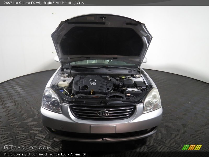 Bright Silver Metallic / Gray 2007 Kia Optima EX V6