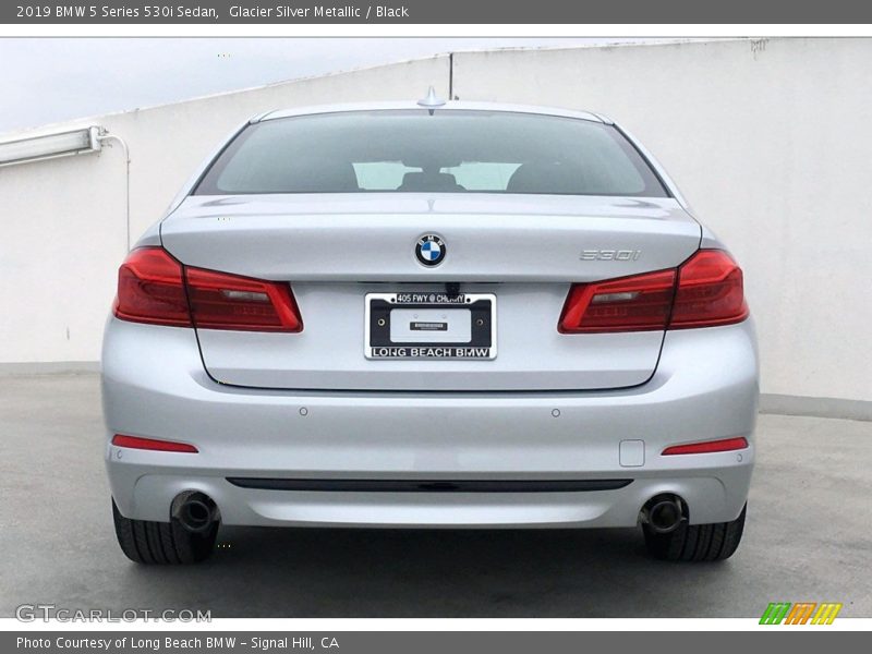 Glacier Silver Metallic / Black 2019 BMW 5 Series 530i Sedan