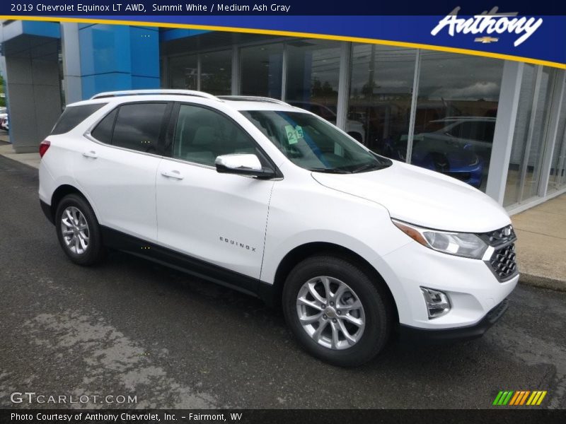 Summit White / Medium Ash Gray 2019 Chevrolet Equinox LT AWD