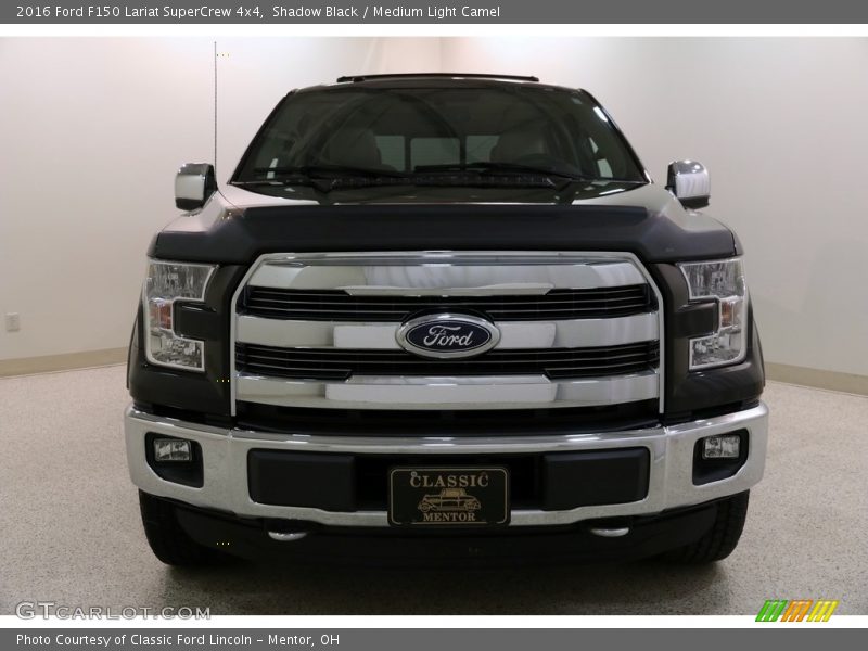 Shadow Black / Medium Light Camel 2016 Ford F150 Lariat SuperCrew 4x4