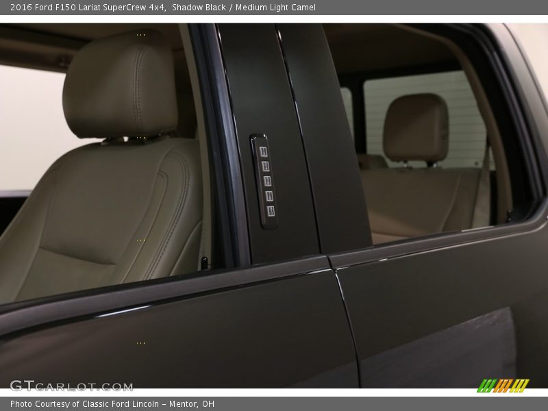 Shadow Black / Medium Light Camel 2016 Ford F150 Lariat SuperCrew 4x4