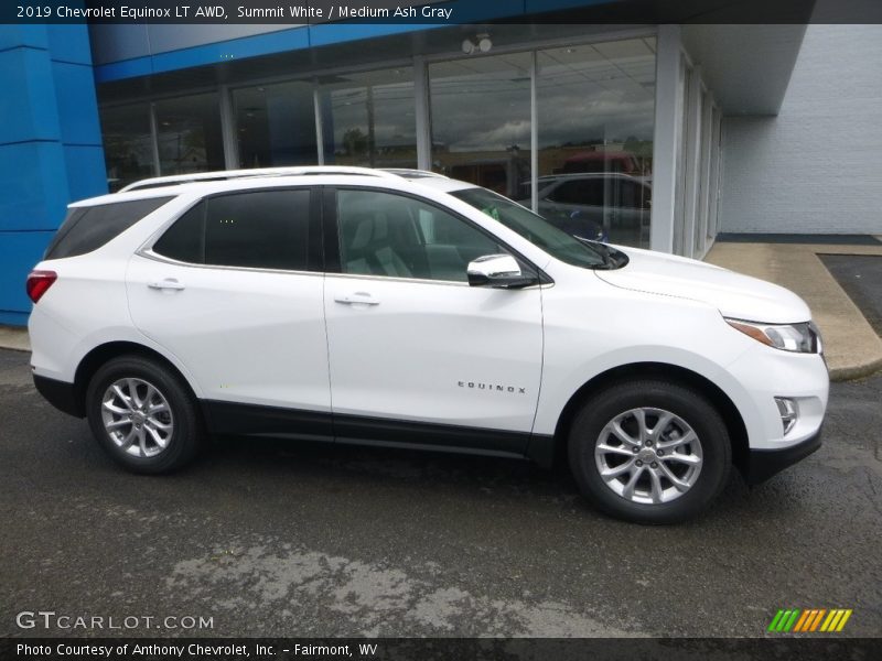 Summit White / Medium Ash Gray 2019 Chevrolet Equinox LT AWD