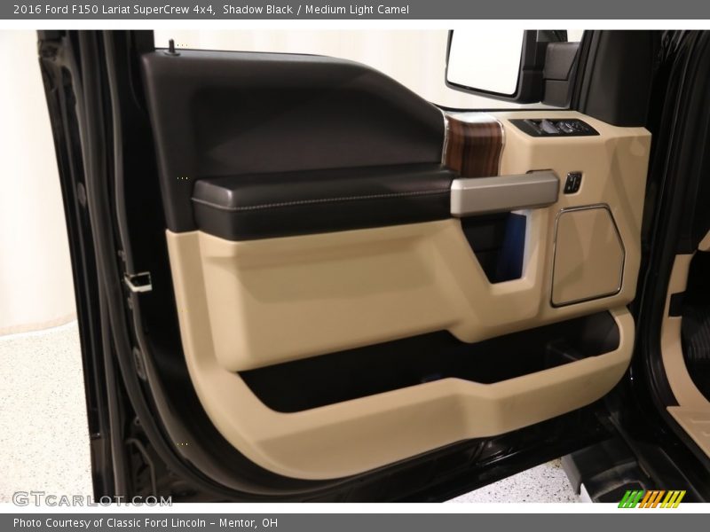Shadow Black / Medium Light Camel 2016 Ford F150 Lariat SuperCrew 4x4