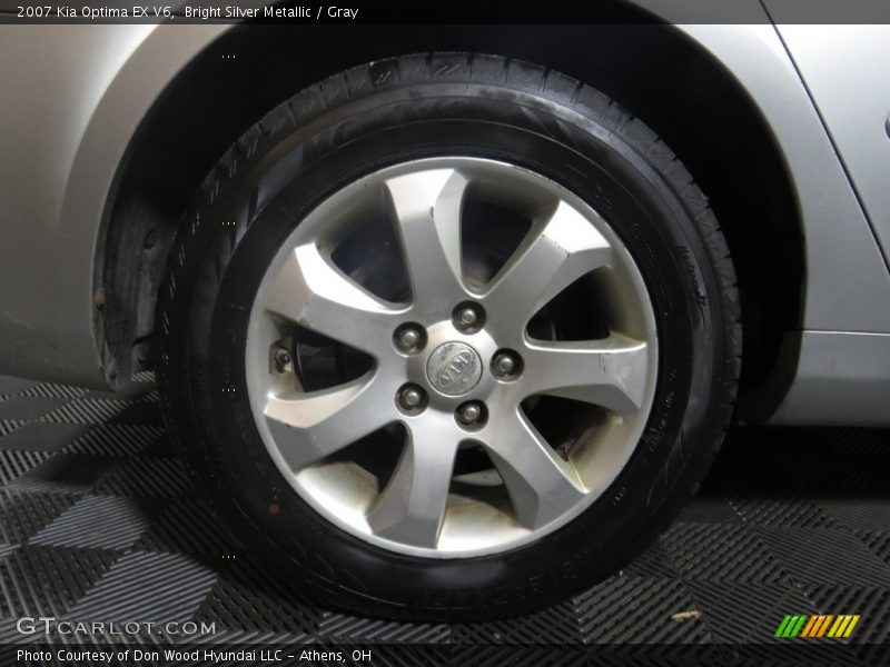 Bright Silver Metallic / Gray 2007 Kia Optima EX V6