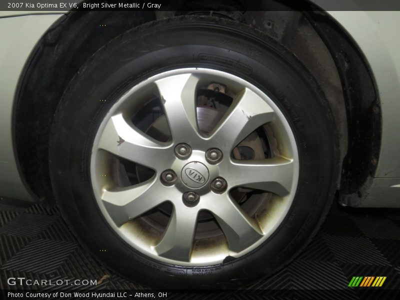 Bright Silver Metallic / Gray 2007 Kia Optima EX V6