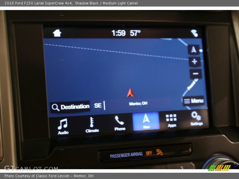 Shadow Black / Medium Light Camel 2016 Ford F150 Lariat SuperCrew 4x4