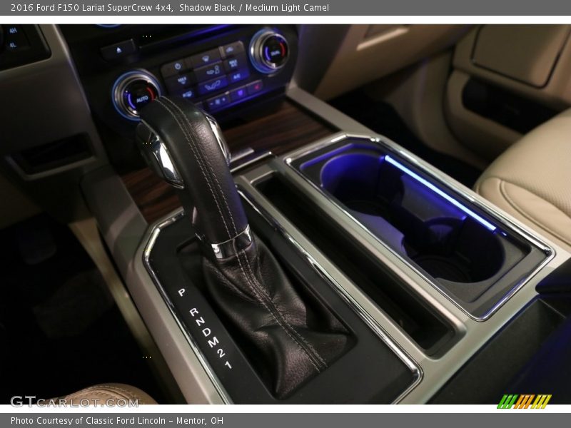 Shadow Black / Medium Light Camel 2016 Ford F150 Lariat SuperCrew 4x4