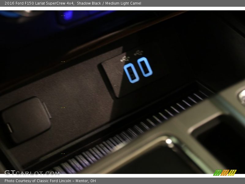 Shadow Black / Medium Light Camel 2016 Ford F150 Lariat SuperCrew 4x4