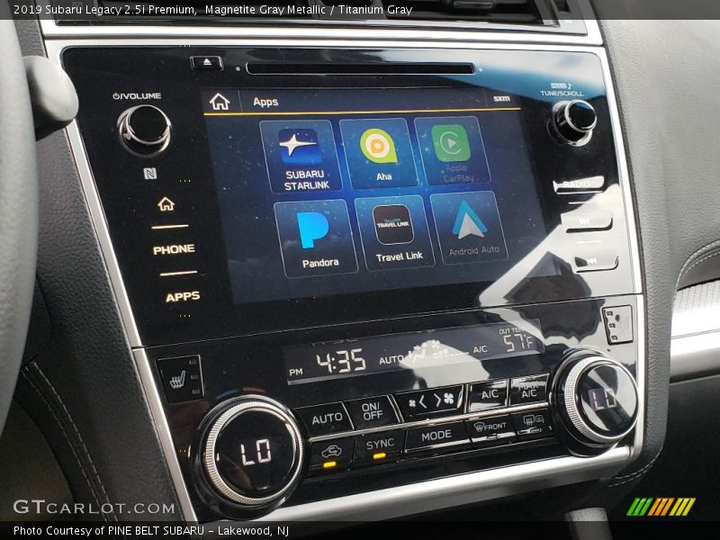 Magnetite Gray Metallic / Titanium Gray 2019 Subaru Legacy 2.5i Premium