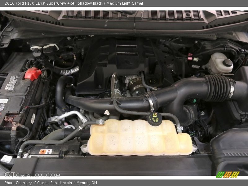 Shadow Black / Medium Light Camel 2016 Ford F150 Lariat SuperCrew 4x4