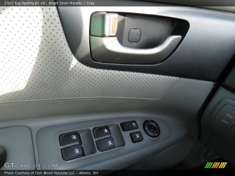 Bright Silver Metallic / Gray 2007 Kia Optima EX V6