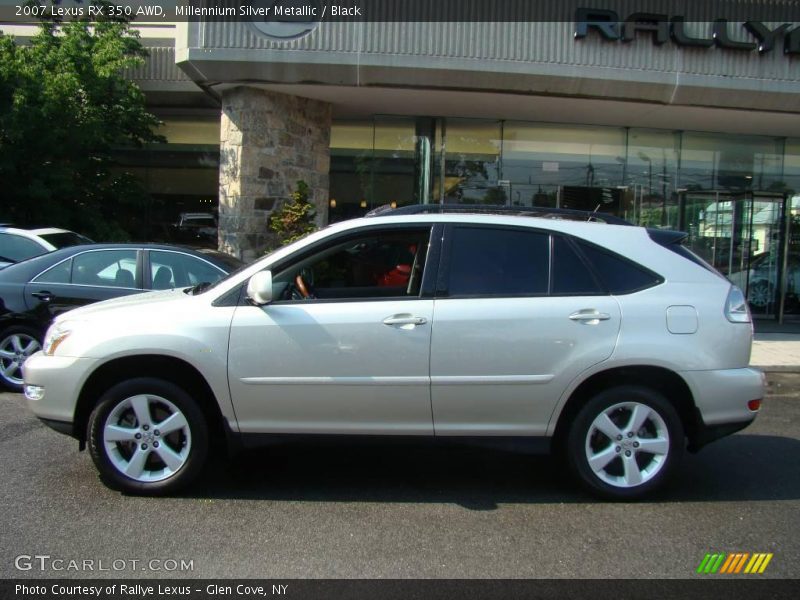 Millennium Silver Metallic / Black 2007 Lexus RX 350 AWD