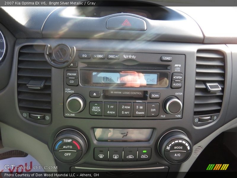Bright Silver Metallic / Gray 2007 Kia Optima EX V6