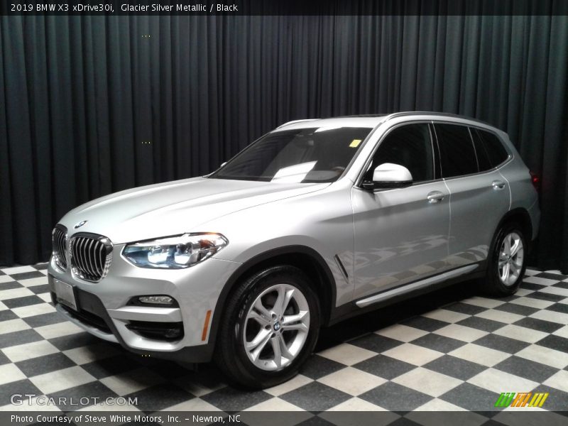 Glacier Silver Metallic / Black 2019 BMW X3 xDrive30i