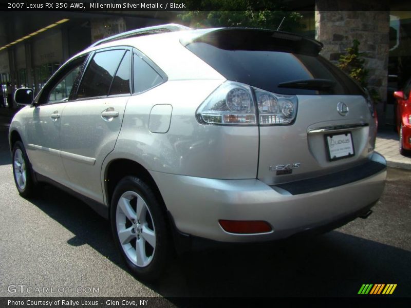 Millennium Silver Metallic / Black 2007 Lexus RX 350 AWD