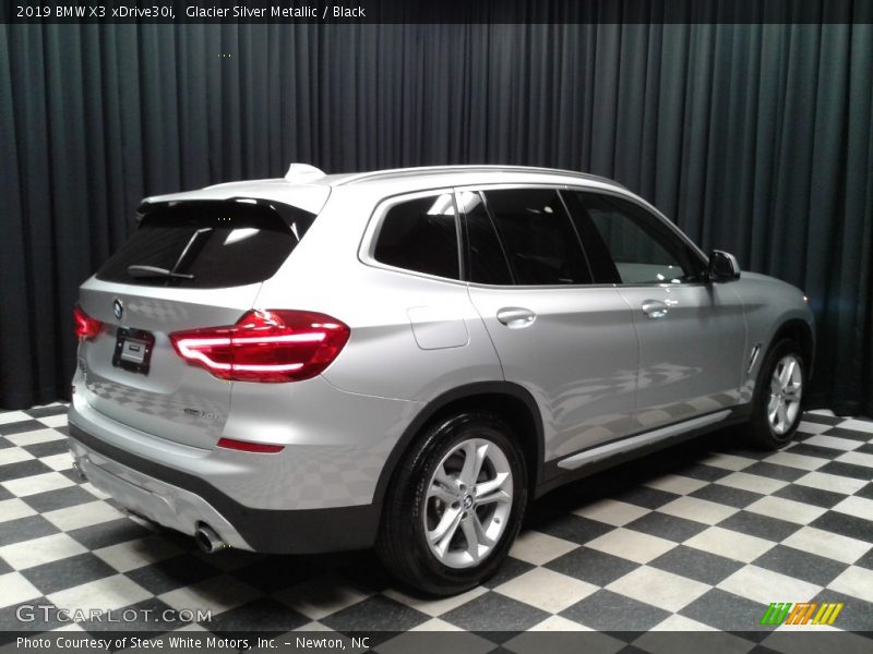 Glacier Silver Metallic / Black 2019 BMW X3 xDrive30i