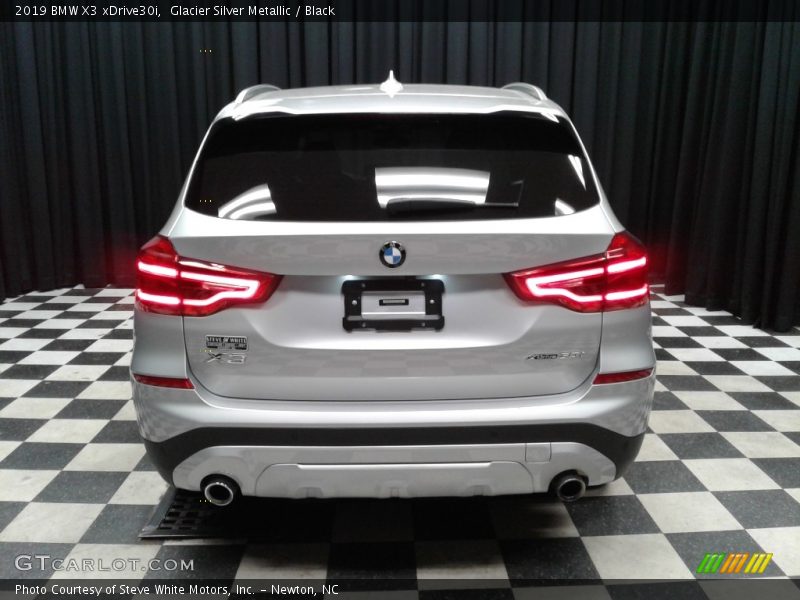 Glacier Silver Metallic / Black 2019 BMW X3 xDrive30i