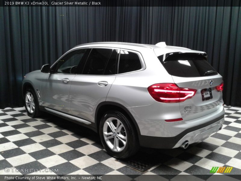 Glacier Silver Metallic / Black 2019 BMW X3 xDrive30i