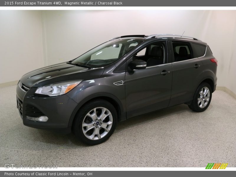 Magnetic Metallic / Charcoal Black 2015 Ford Escape Titanium 4WD