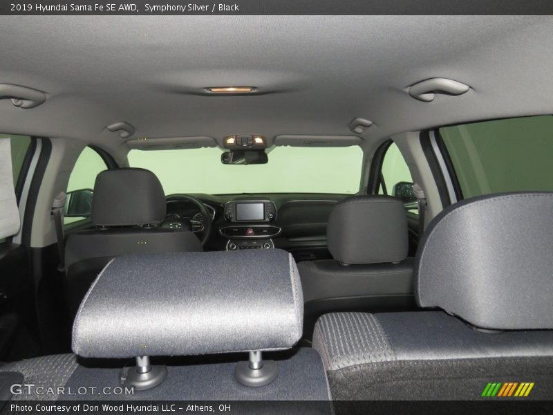 Symphony Silver / Black 2019 Hyundai Santa Fe SE AWD