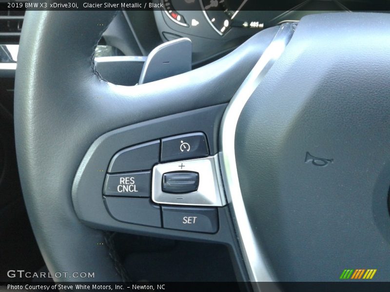 Glacier Silver Metallic / Black 2019 BMW X3 xDrive30i