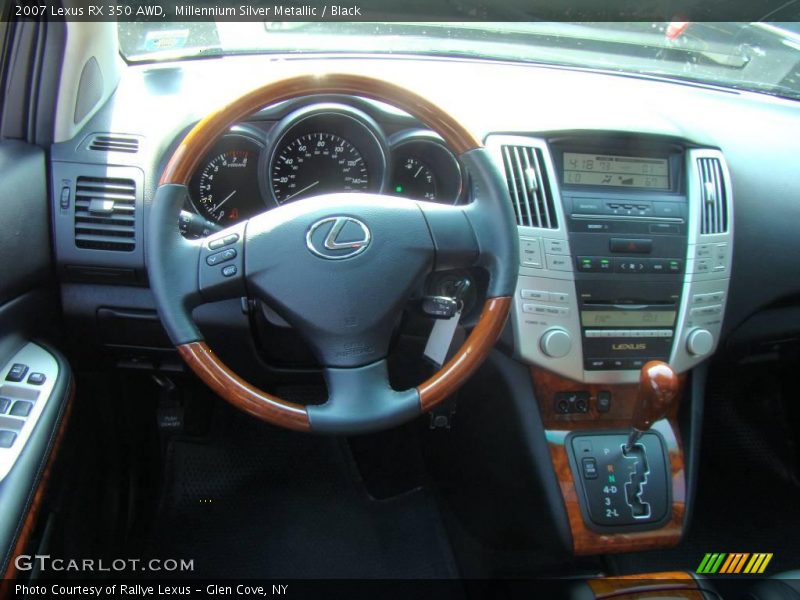 Millennium Silver Metallic / Black 2007 Lexus RX 350 AWD