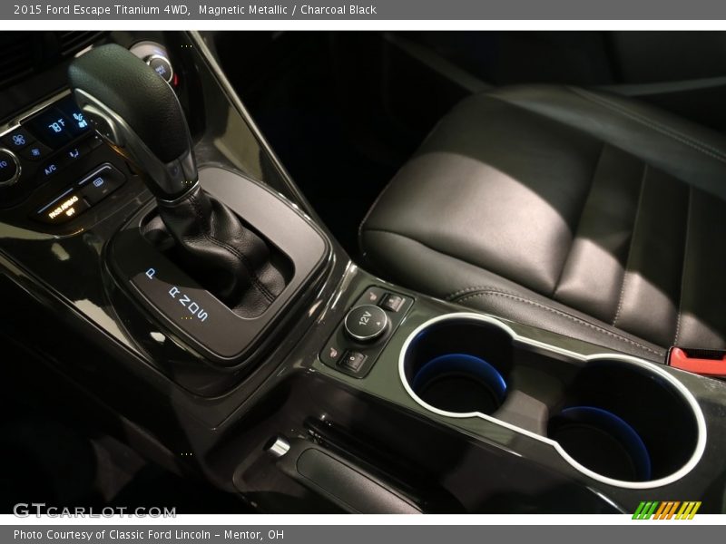 Magnetic Metallic / Charcoal Black 2015 Ford Escape Titanium 4WD