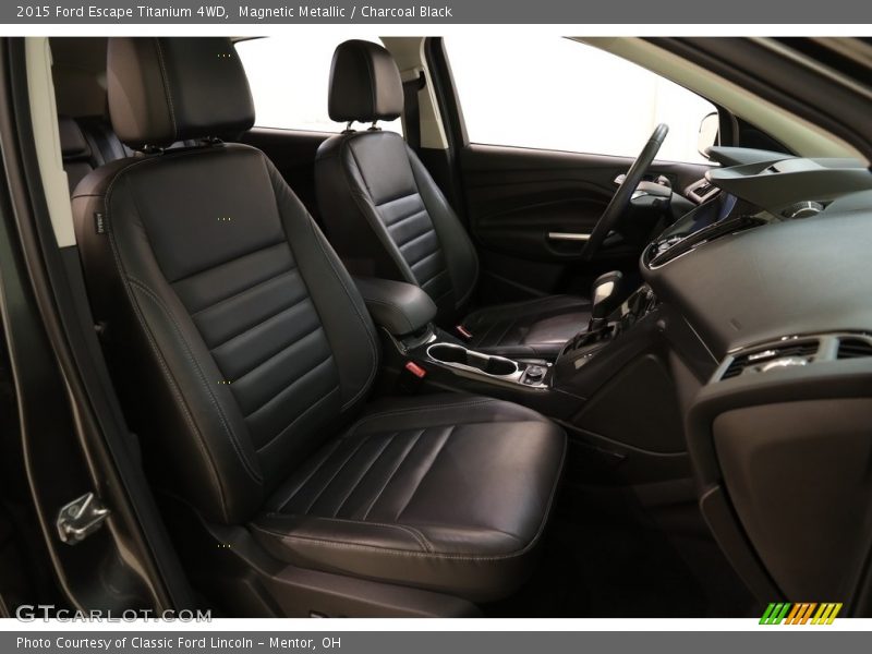 Magnetic Metallic / Charcoal Black 2015 Ford Escape Titanium 4WD