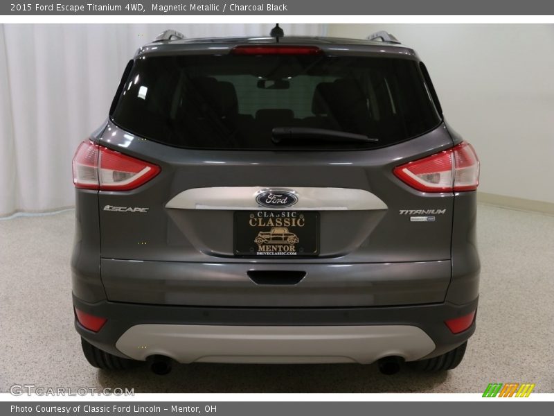 Magnetic Metallic / Charcoal Black 2015 Ford Escape Titanium 4WD
