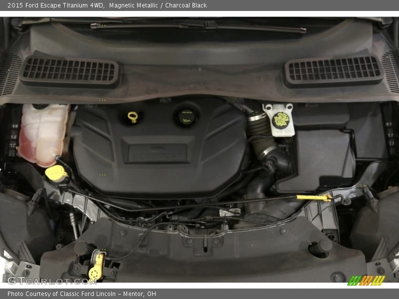 Magnetic Metallic / Charcoal Black 2015 Ford Escape Titanium 4WD