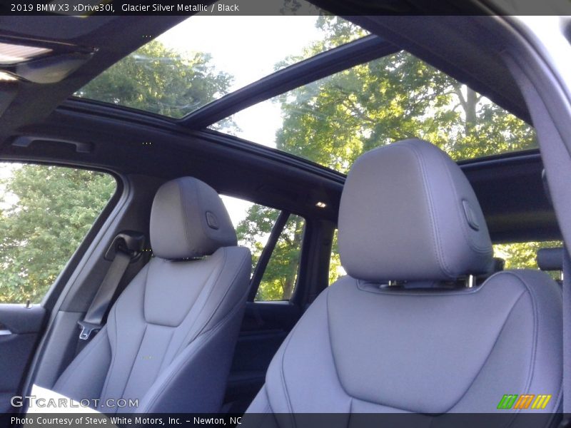 Glacier Silver Metallic / Black 2019 BMW X3 xDrive30i