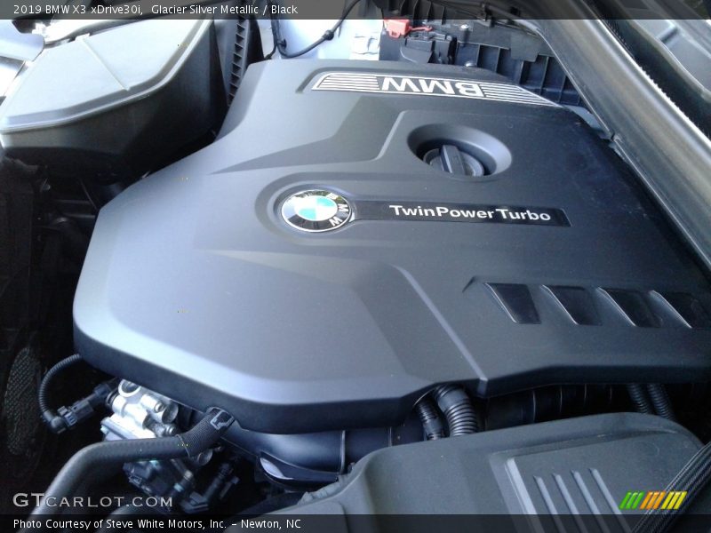 Glacier Silver Metallic / Black 2019 BMW X3 xDrive30i