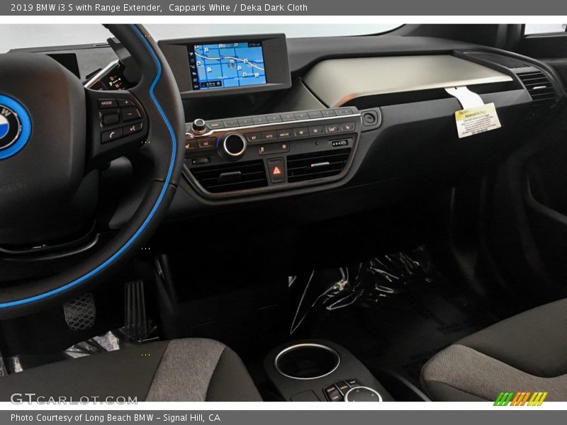 Capparis White / Deka Dark Cloth 2019 BMW i3 S with Range Extender