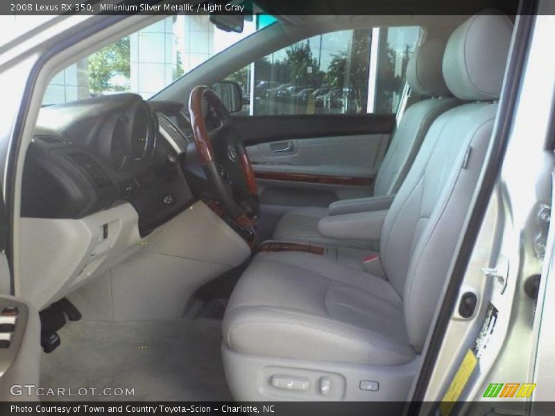 Millenium Silver Metallic / Light Gray 2008 Lexus RX 350