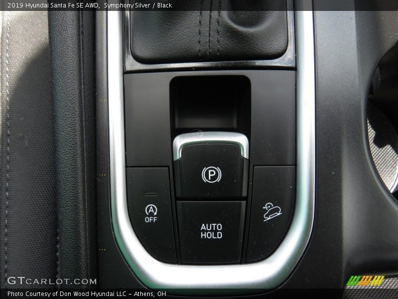 Symphony Silver / Black 2019 Hyundai Santa Fe SE AWD