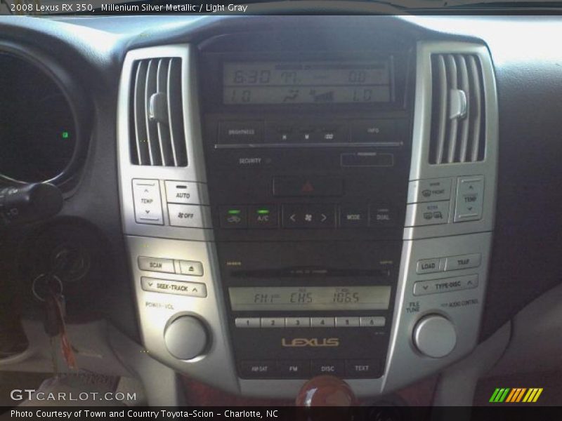 Millenium Silver Metallic / Light Gray 2008 Lexus RX 350